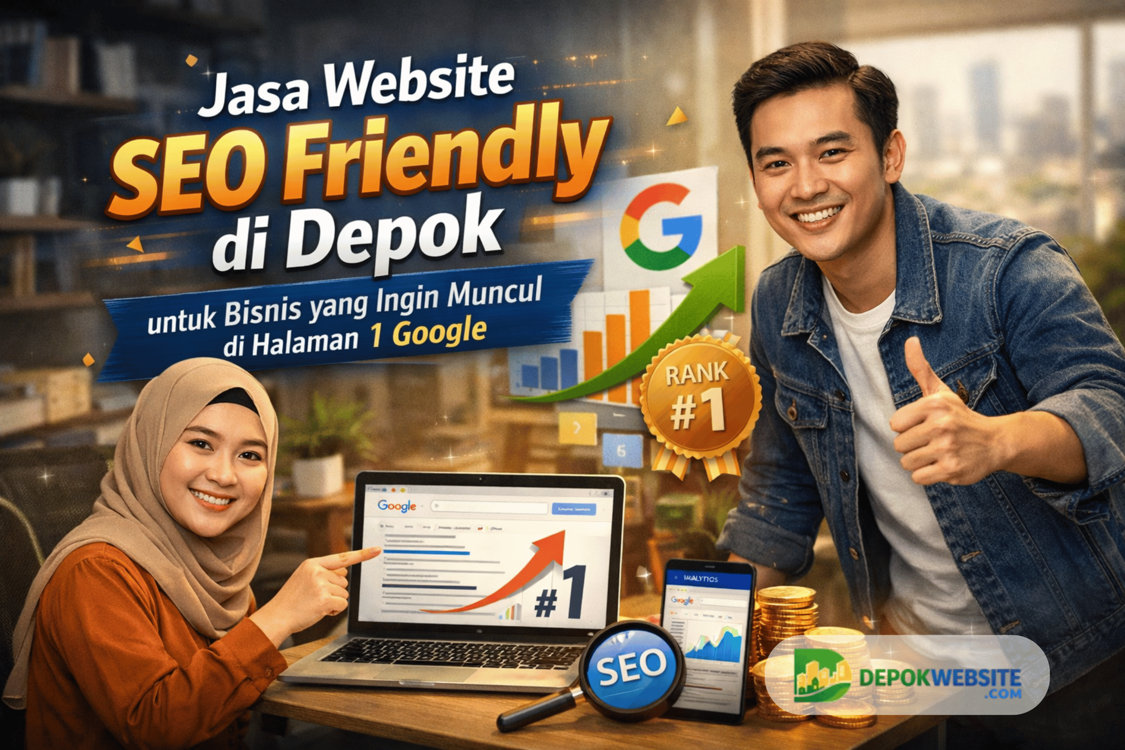 Jasa Website SEO Depok untuk Halaman 1 Google
